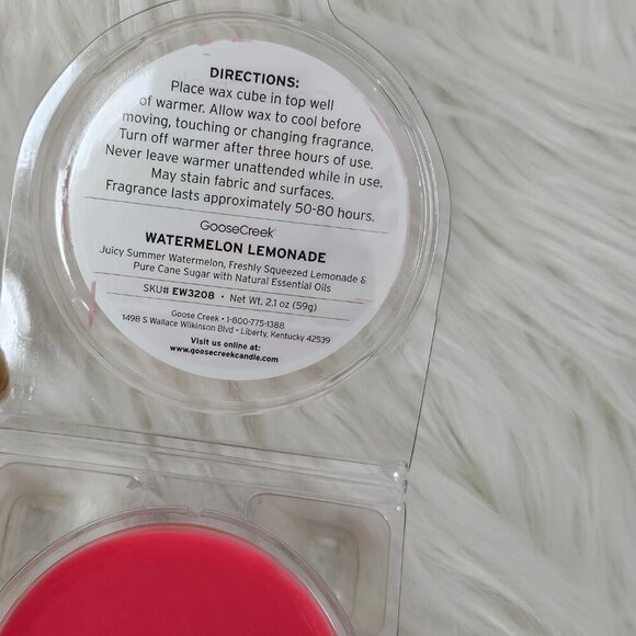 GooseCreek Watermelon Lemonade Soy And Essential Oil Wax Melts NEW - Picture 3 of 3